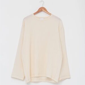 COLBO NYC Long Sleeve Tee LS T, CREAM ret. $215